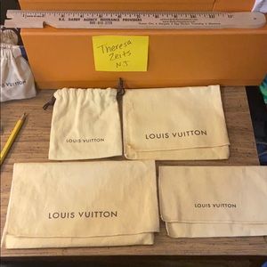 Authentic Louis Vuitton dust bags